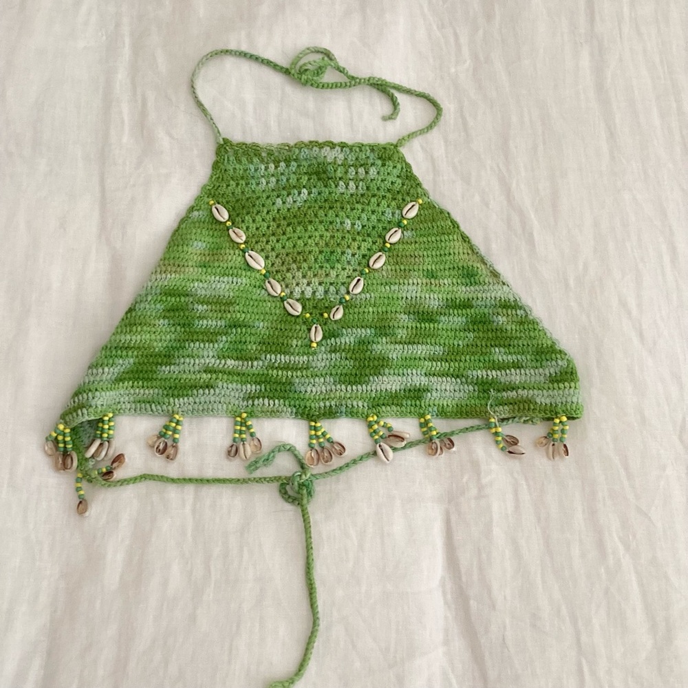 Bouncy Wear Green Coverup Skirt Set Sz S View 3